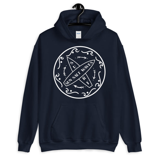 Surf School Hoodie from Sun Salt Waves Navy