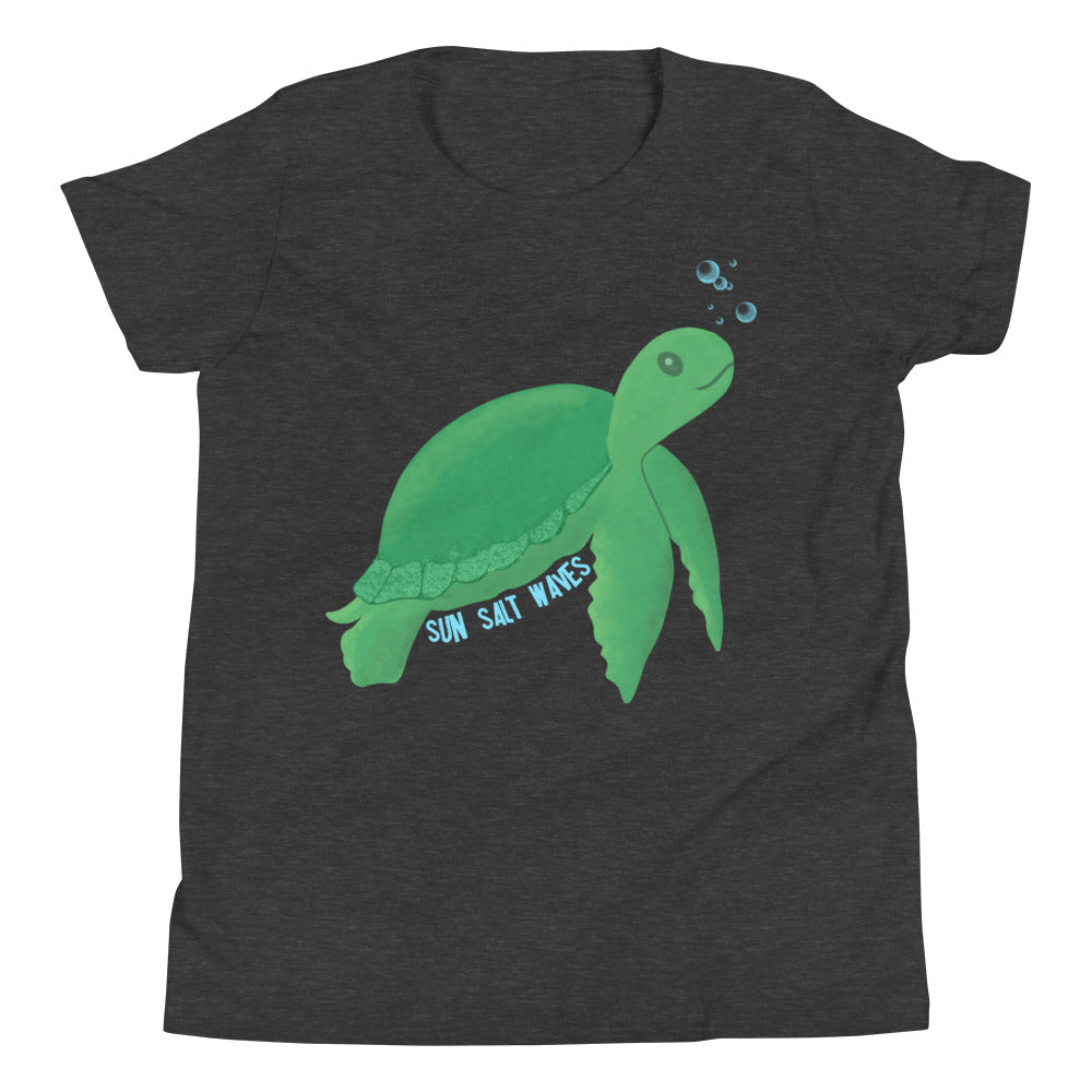 SoCal Sea Turtles Unisex Youth It's Not Easy Being Green Sea Turtle  Shirt in Gray